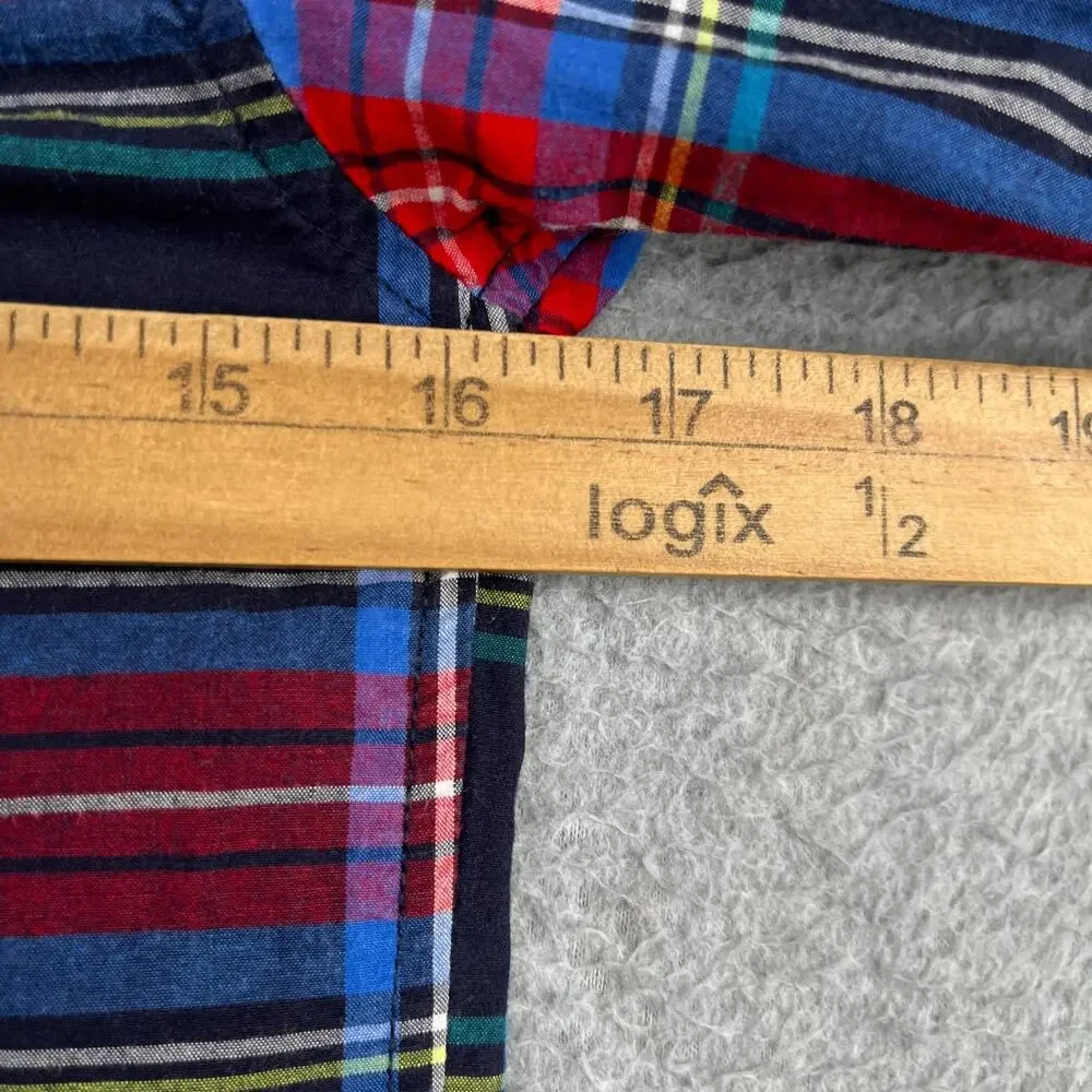 Osh Kosh B'Gosh Long Sleeve Button Up Shirt Tartan Plaid Casual Classic Size 7